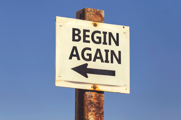 Begin again