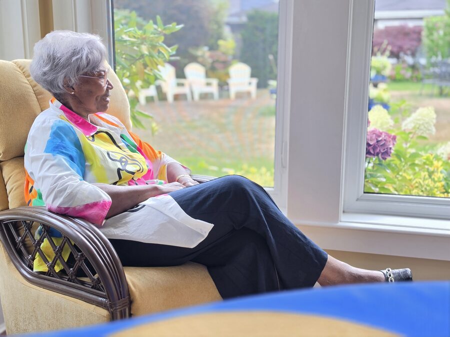 Dr. Avis Glaze at her home in Tsawwassen, B.C. Glaze has been one of Canada’s foremost educators for decades. All photos: Roderick Benns.