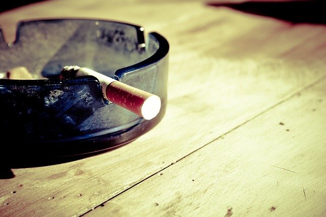 Smoking thief arrested