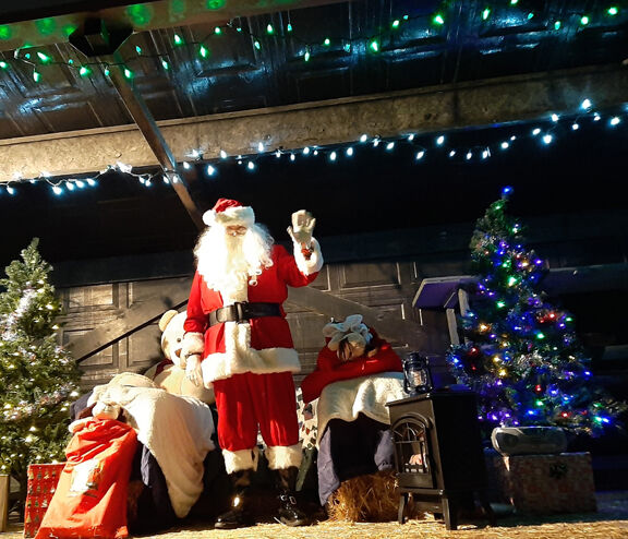 Santa leaves generous gift for community CT scanner