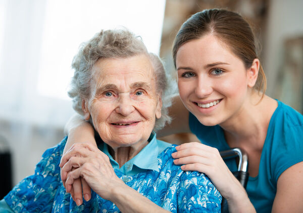 Zoom meeting for caregivers held by home care organization
