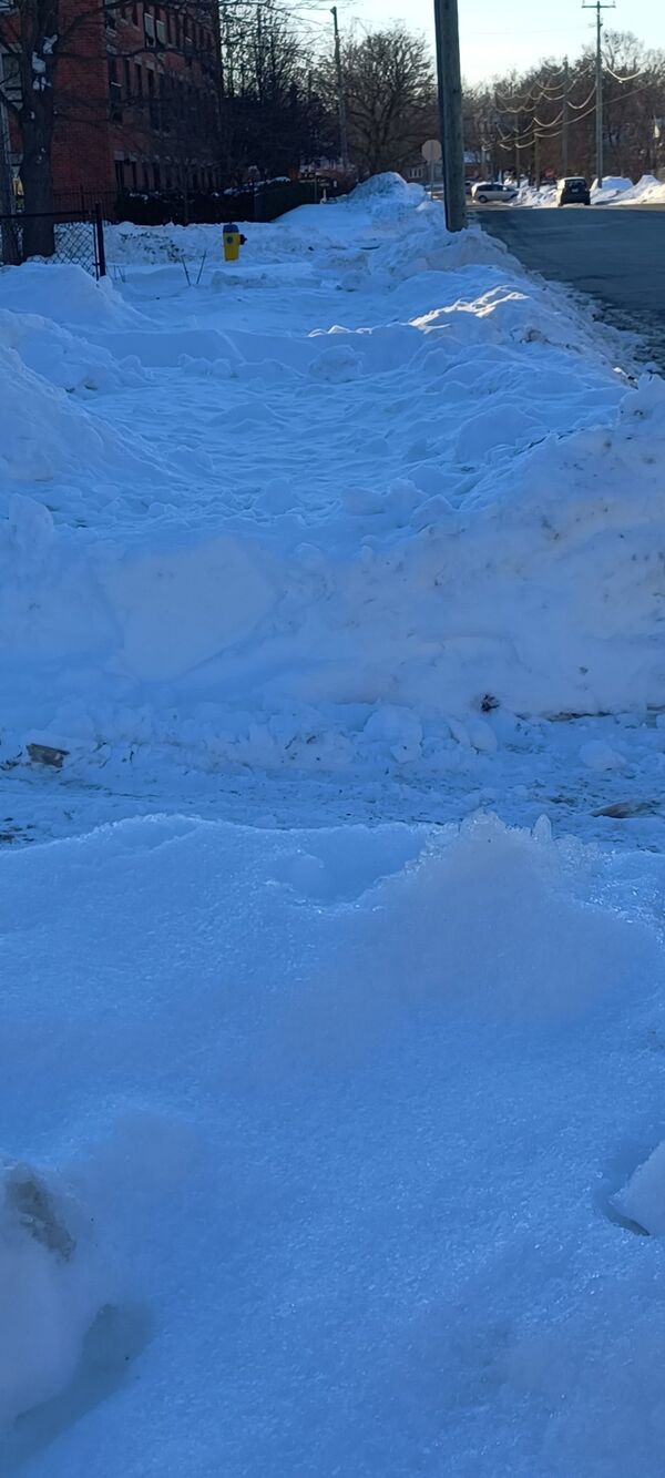 Letter carrier asks where sidewalk plows are