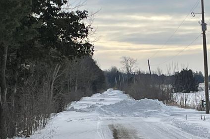 Rural roads in city still under stress from snow