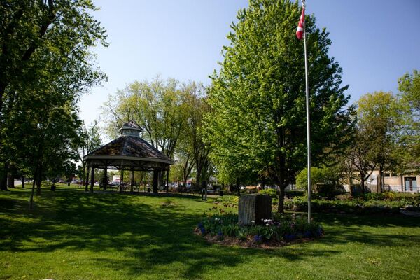 Paramedics in the park and barbecue