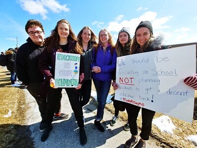 Students walk out to protest Ford’s looming education cuts